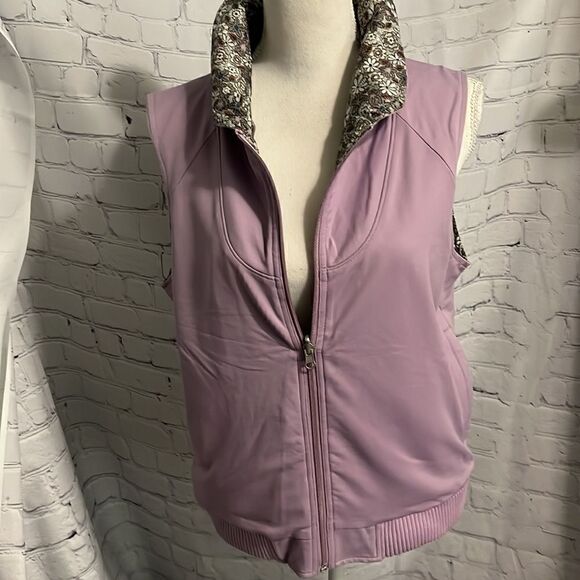 Pendleton - Reversible Vest - Purple floral - Size L - Picture 1 of 7
